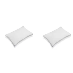 Lot de 2 oreillers Microgel Ferme percale Simmons