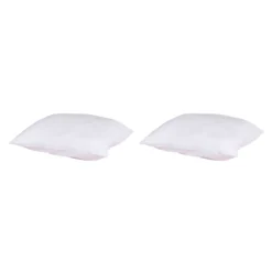 Lot de 2 oreillers recyclés moelleux enveloppe microfibre