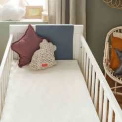 Lot de 2 protège matelas bébé Allergostop sans traitement