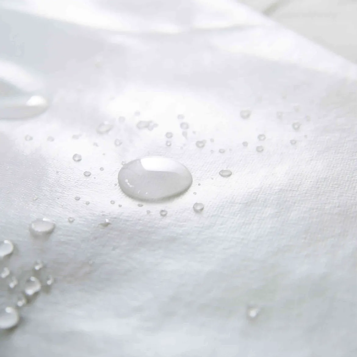 Lot de 2 protège oreillers anti-acariens imperméables molleton 100% coton