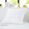Lot de 2 protège oreillers molleton coton confortable et absorbant 65x65 cm
