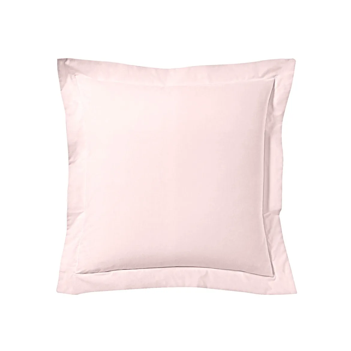 Lot de 2 taies d'oreiller rose aube 100% lin