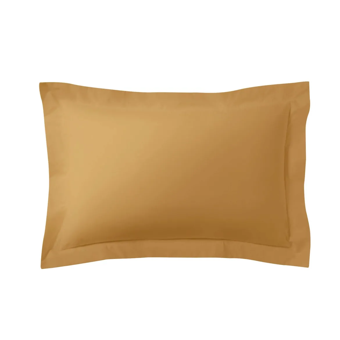 Lot de 2 taies d'oreillers curry 100% coton biologique
