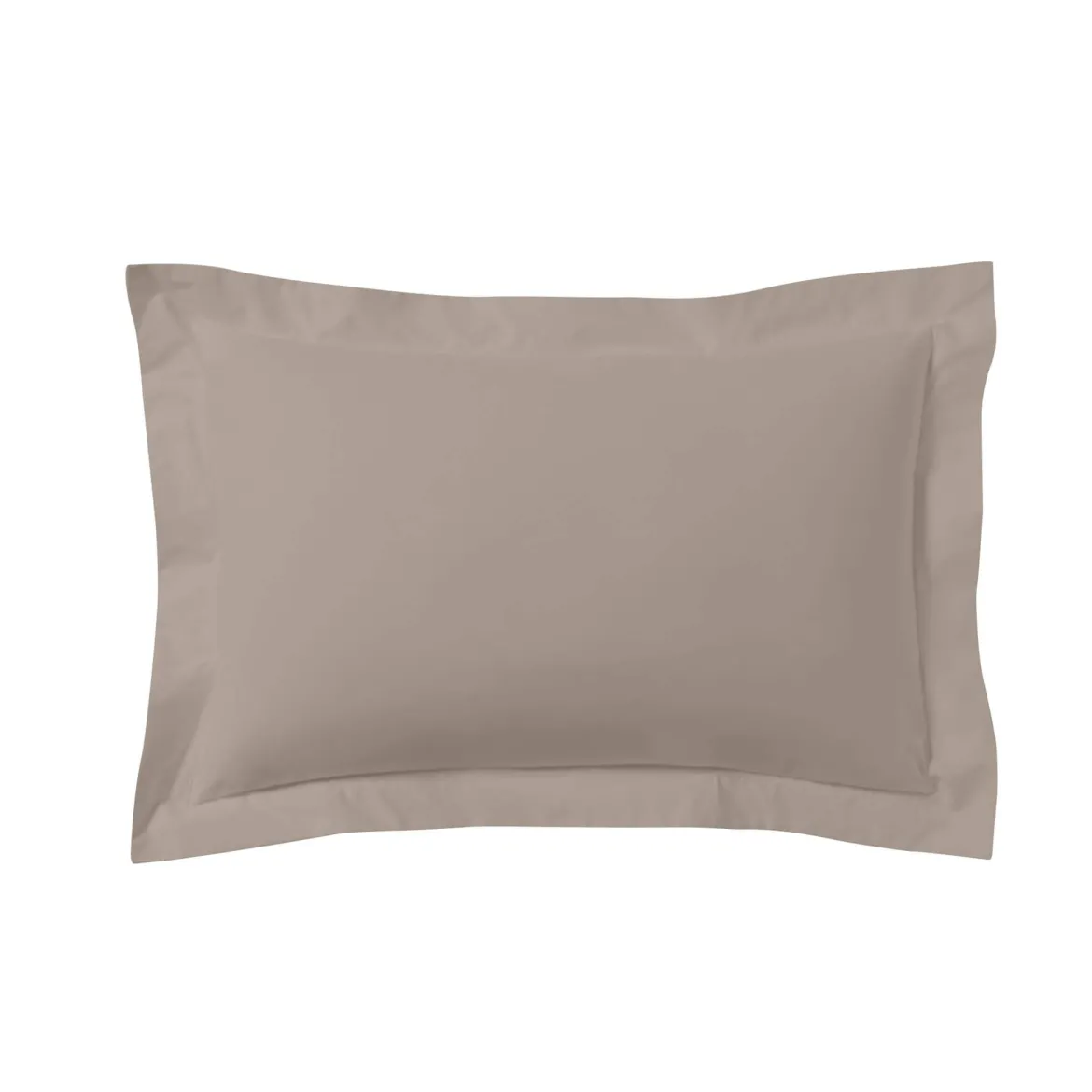 Lot de 2 taies d'oreillers percale lin