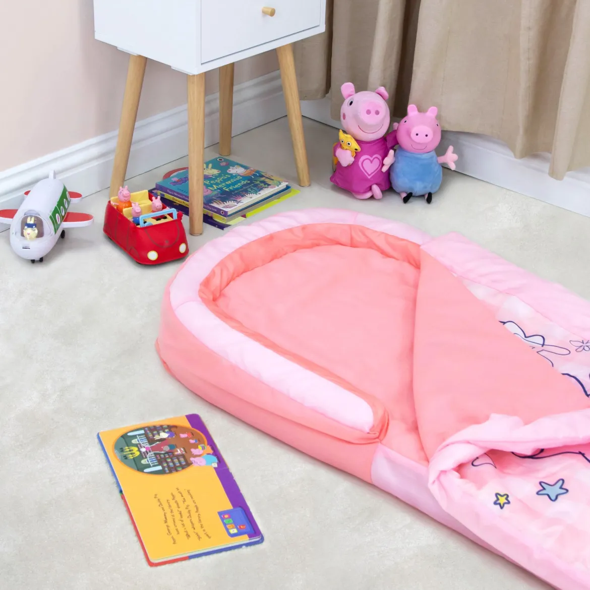 Matelas d'appoint ReadyBed gonflable 2-en-1 Peppa Pig (18 mois à 3 ans)