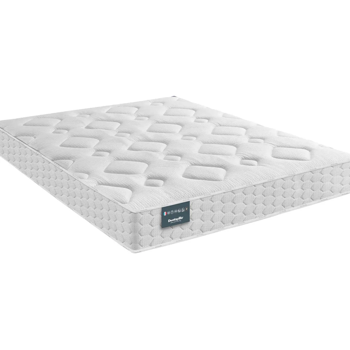 Matelas Dunlopillo couchage latex Aérial® ferme 24cm LILAS