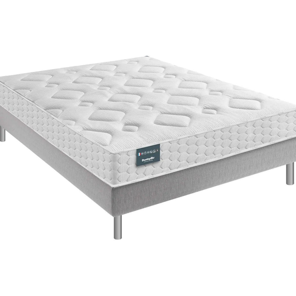 Matelas Dunlopillo couchage latex Aérial® ferme 24cm LILAS