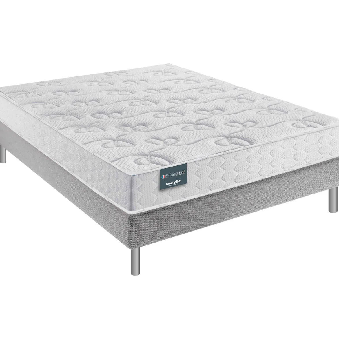 Matelas Dunlopillo 100% latex 7 zones 18cm LAVANDE