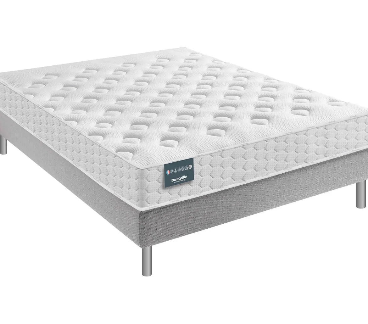 Matelas Dunlopillo mousse mémoire Aérial® moelleux 21cm NARCISSE