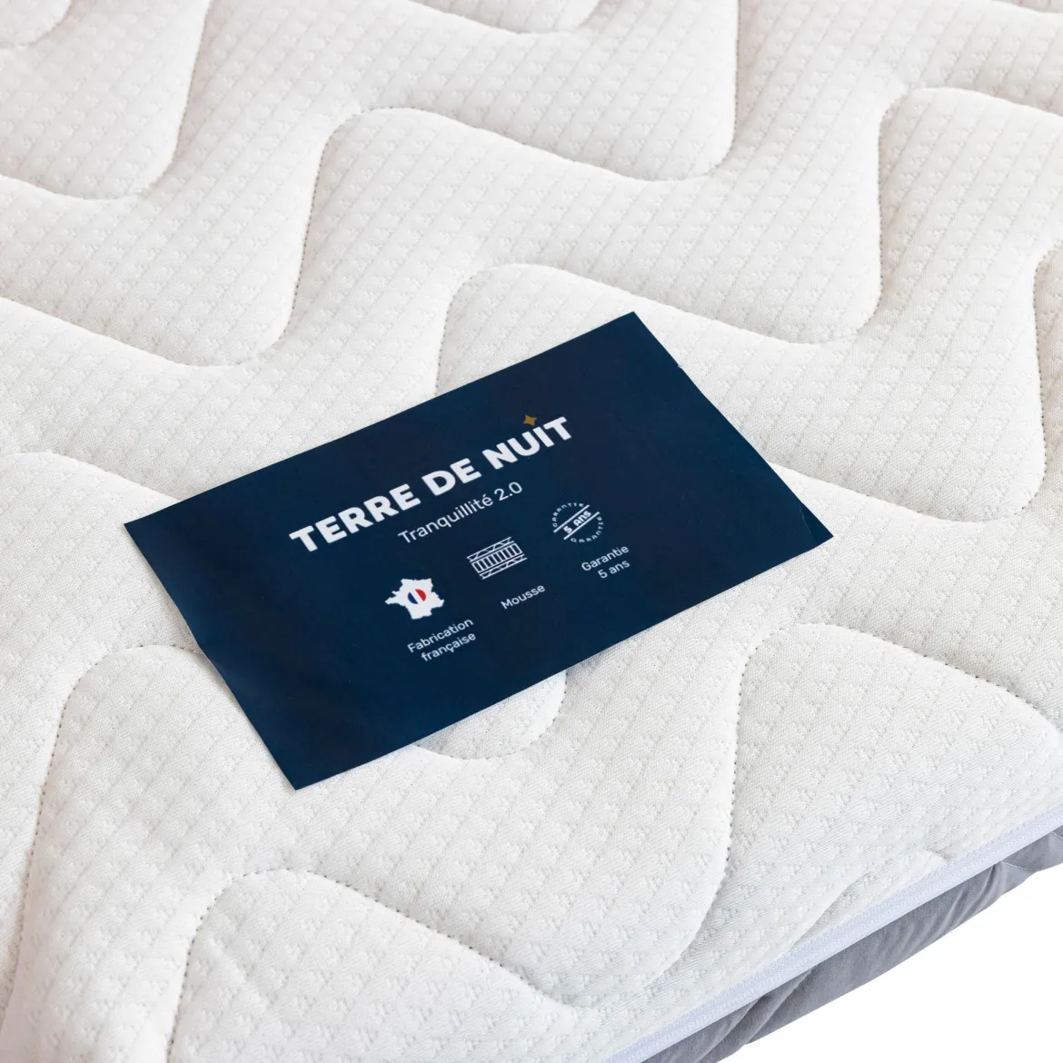 Matelas enfant mousse 12 cm Tranquillité 2.0