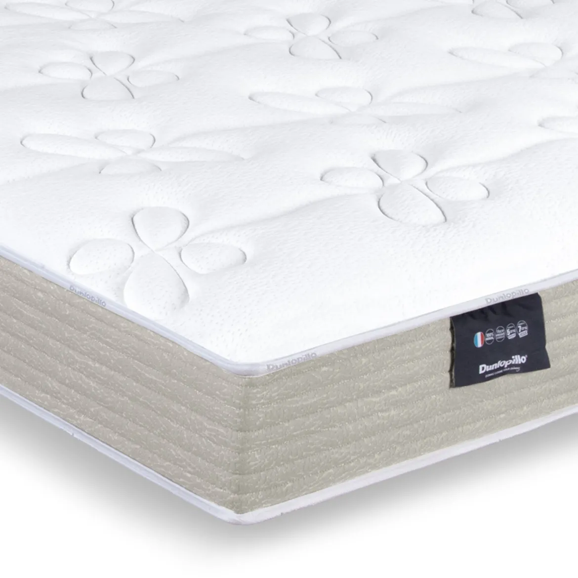 Matelas en latex 20% naturel ferme Dunlopillo Lavande 2
