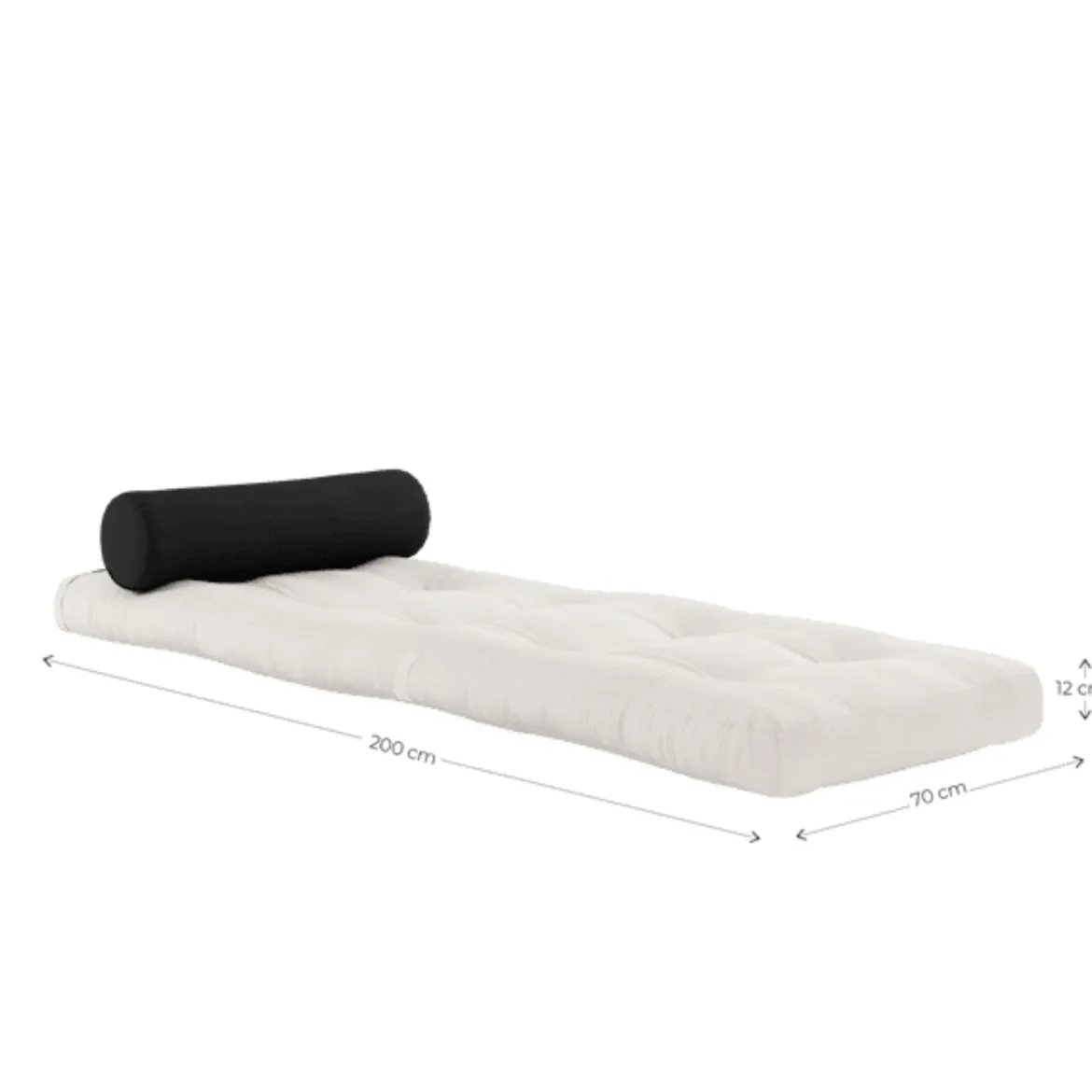 Matelas futon canapé 2 en 1 WRAP 70x200