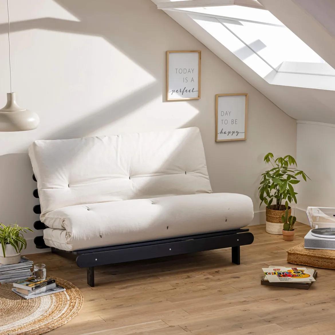 Matelas futon coeur en latex