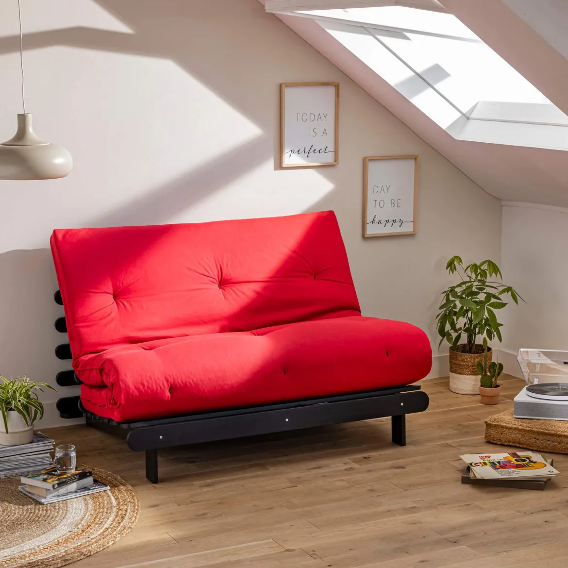 Matelas futon coeur en latex
