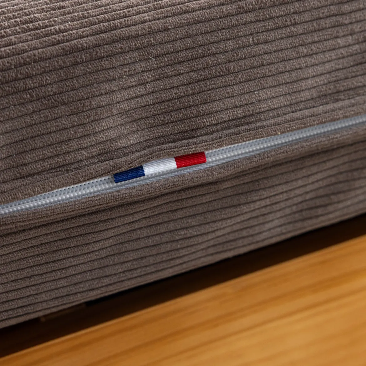 Matelas futon en coton ferme tissu velours côtelé - Terre de Nuit