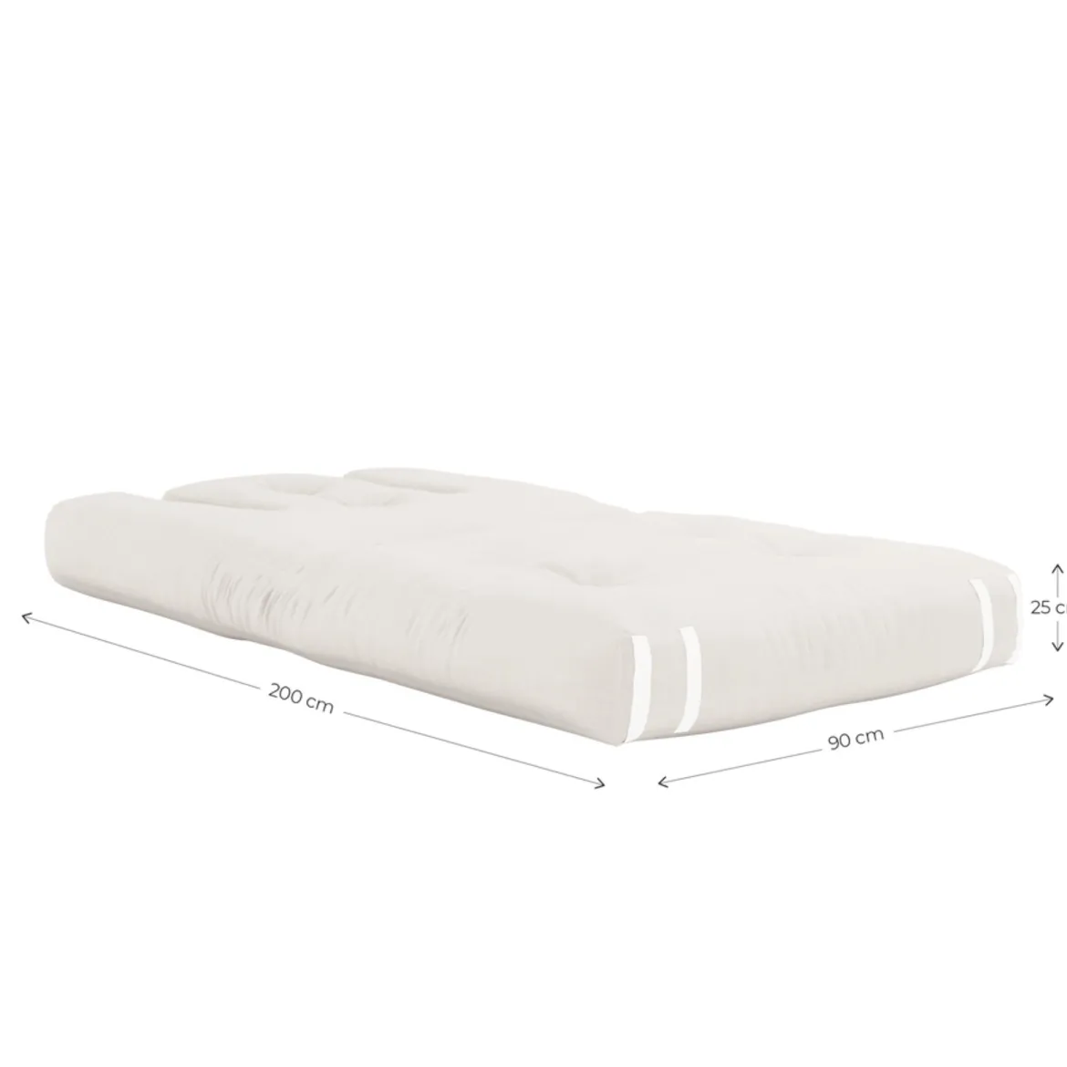 Matelas futon et fauteuil 2 en 1 HIPPO 90x200