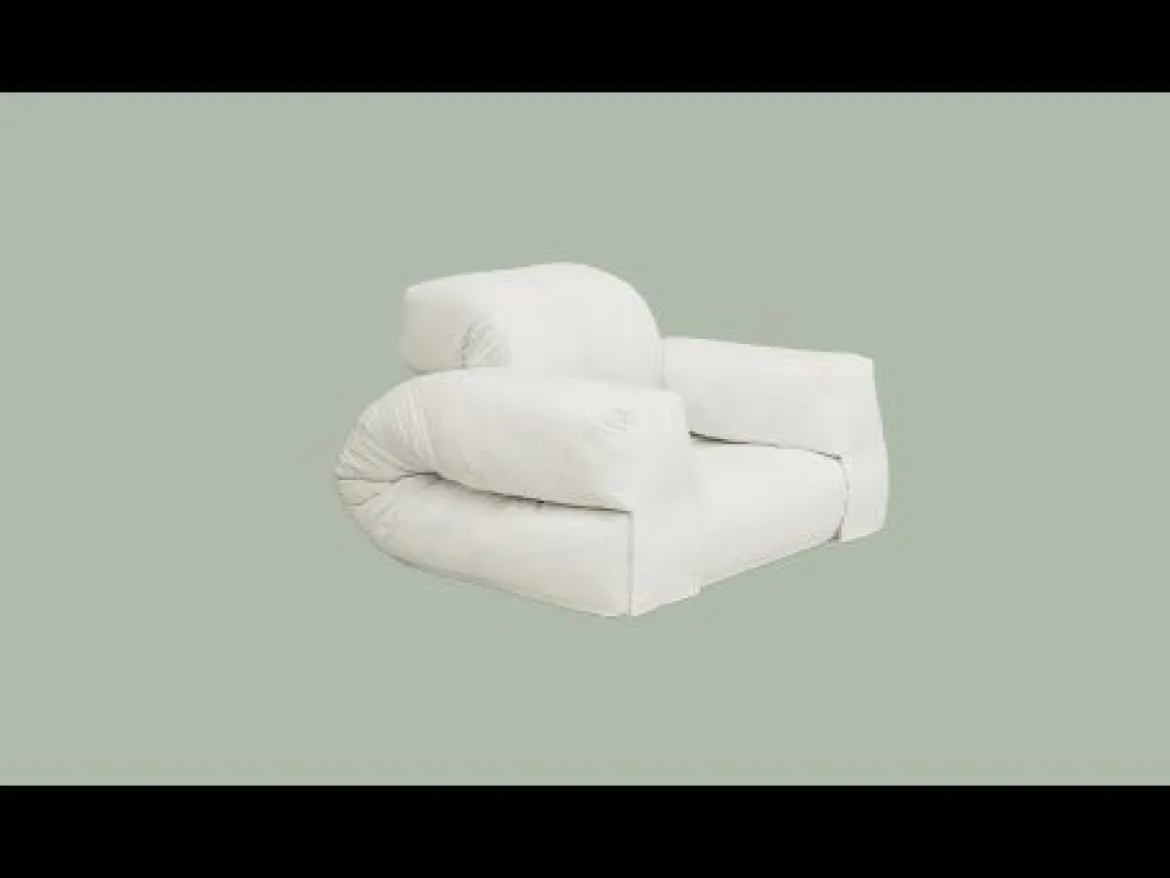 Matelas futon et fauteuil 2 en 1 HIPPO 90x200