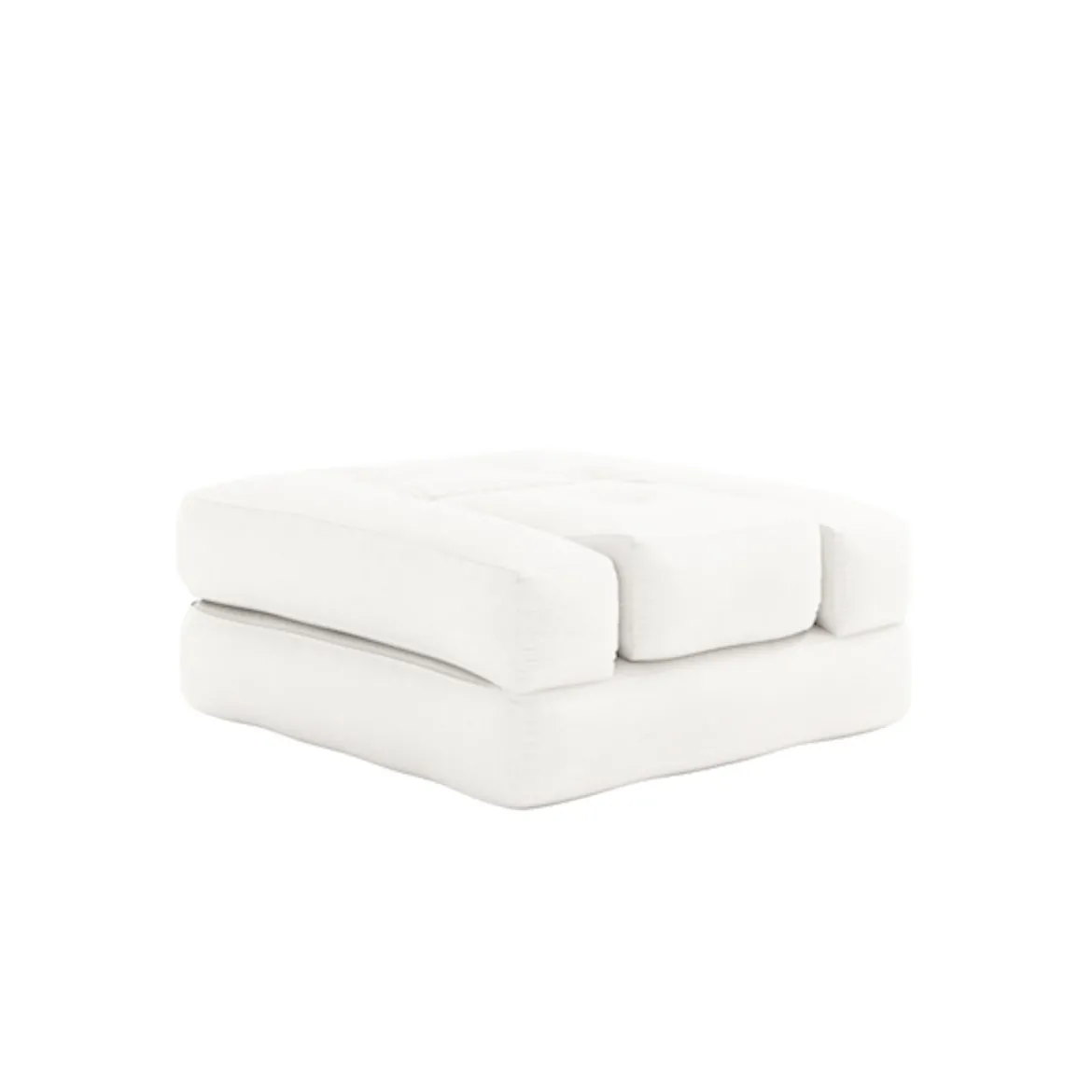 Matelas futon et pouf 2 en 1 CUBE 90x190