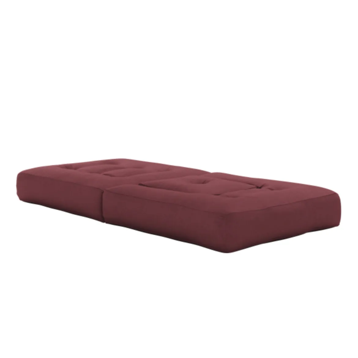 Matelas futon et pouf 2 en 1 CUBE 90x190