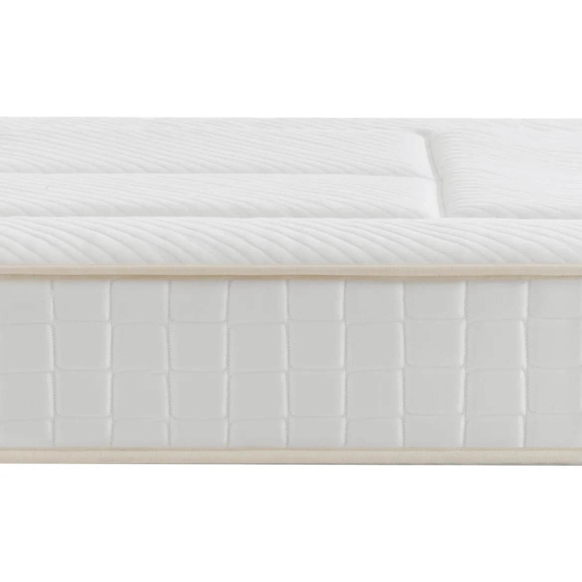 Matelas lit électrique en ressorts ensachés et mémoire de forme Epeda Balade