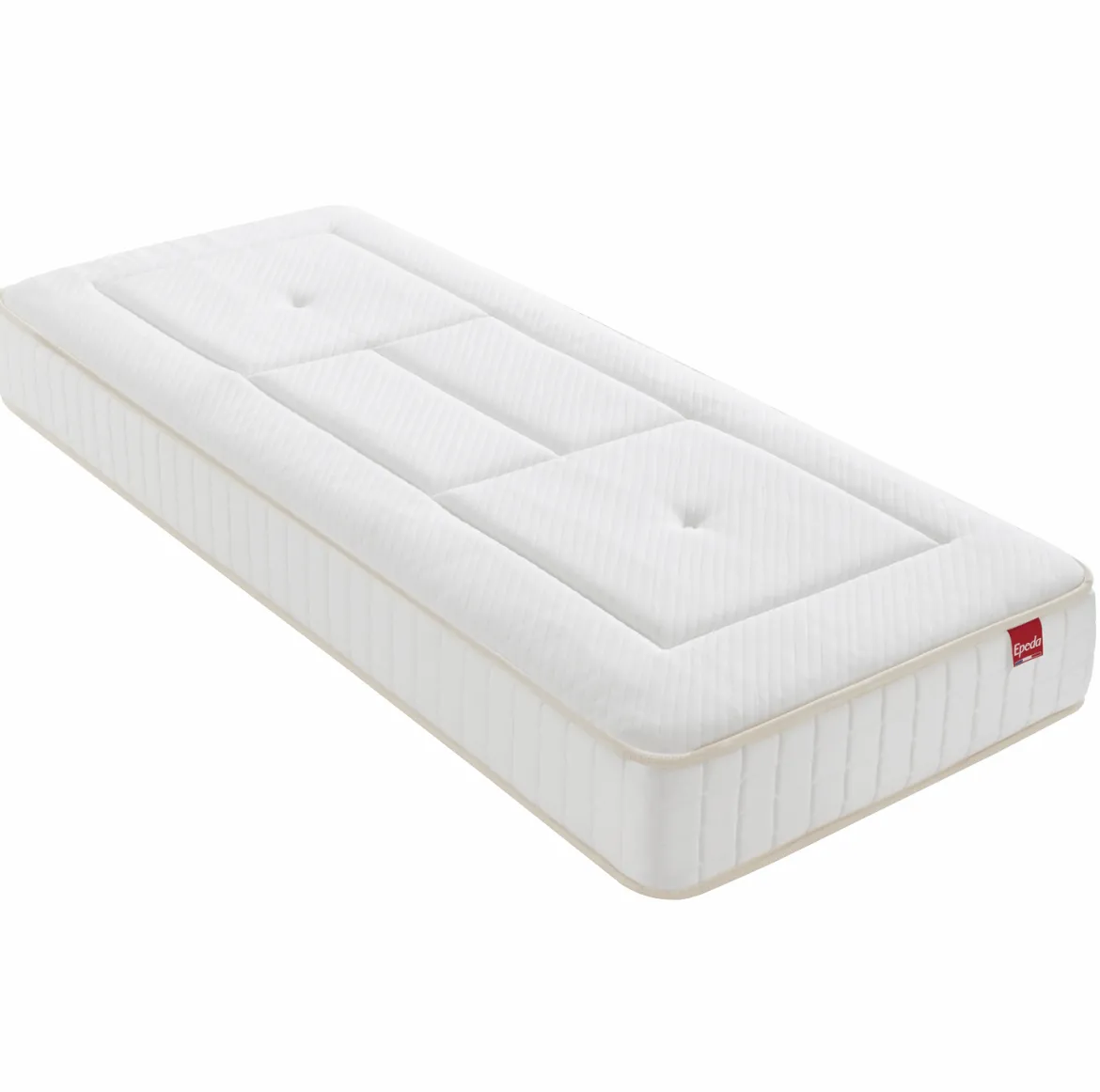 Matelas lit électrique en ressorts ensachés et mémoire de forme Epeda Balade
