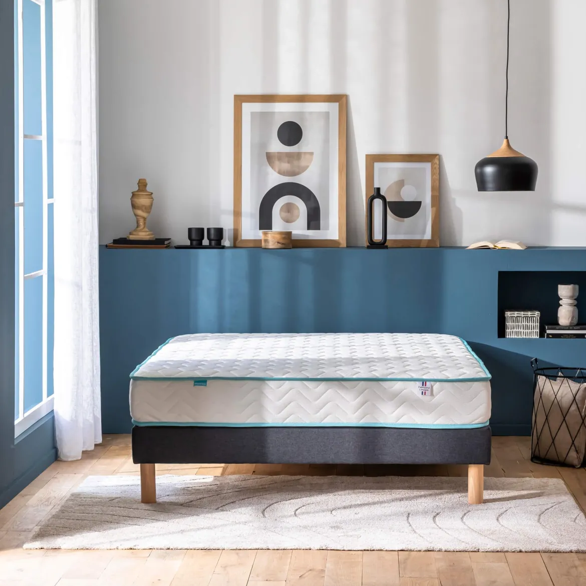 Matelas Merinos ressorts ensachés ferme et confortable ENJOY