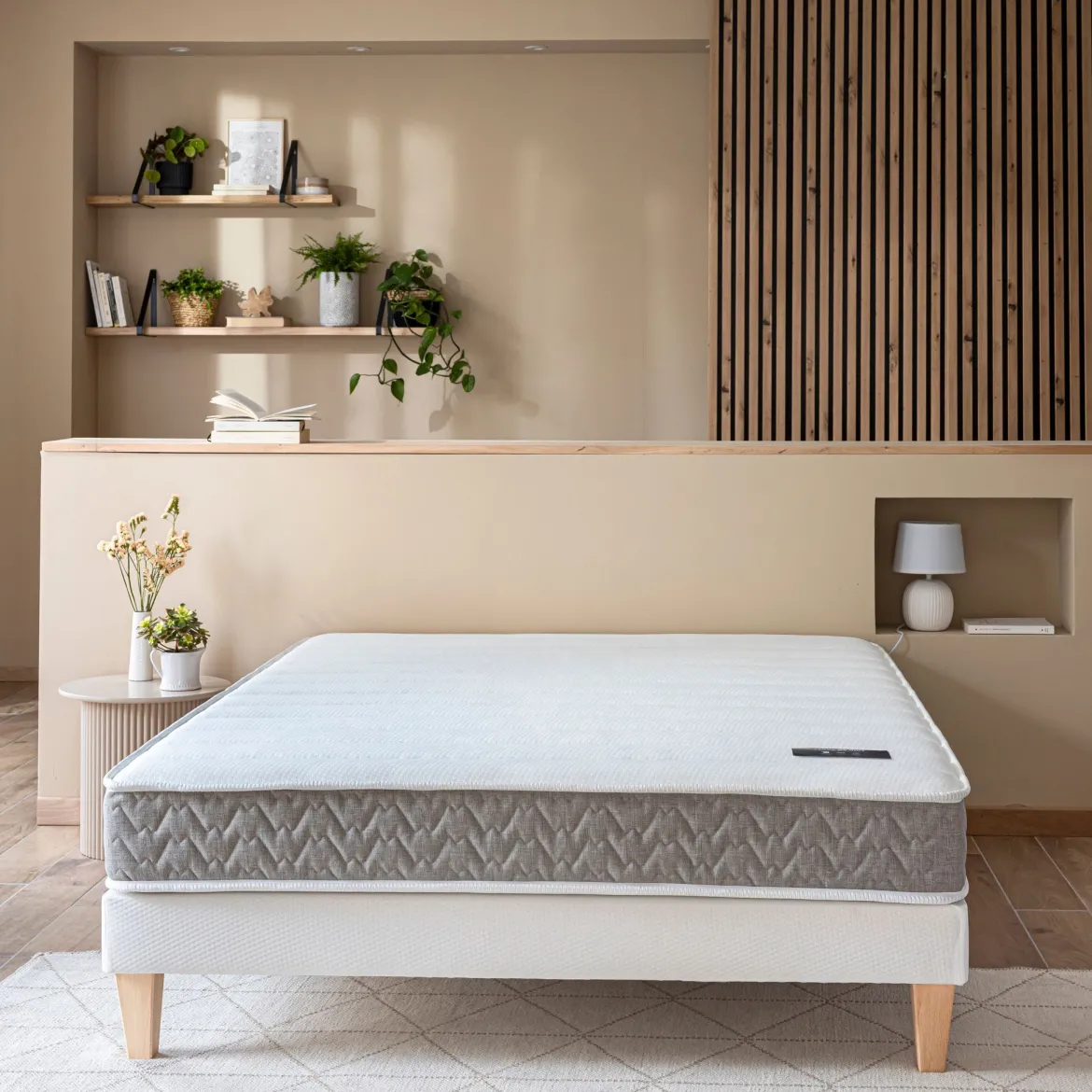 Matelas mousse HR et mémoire de forme 18 cm - Absolu 2.0
