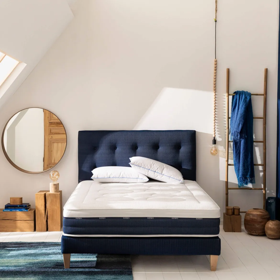 Matelas ressorts et mémoire de forme Rêve 600 - SOMEO