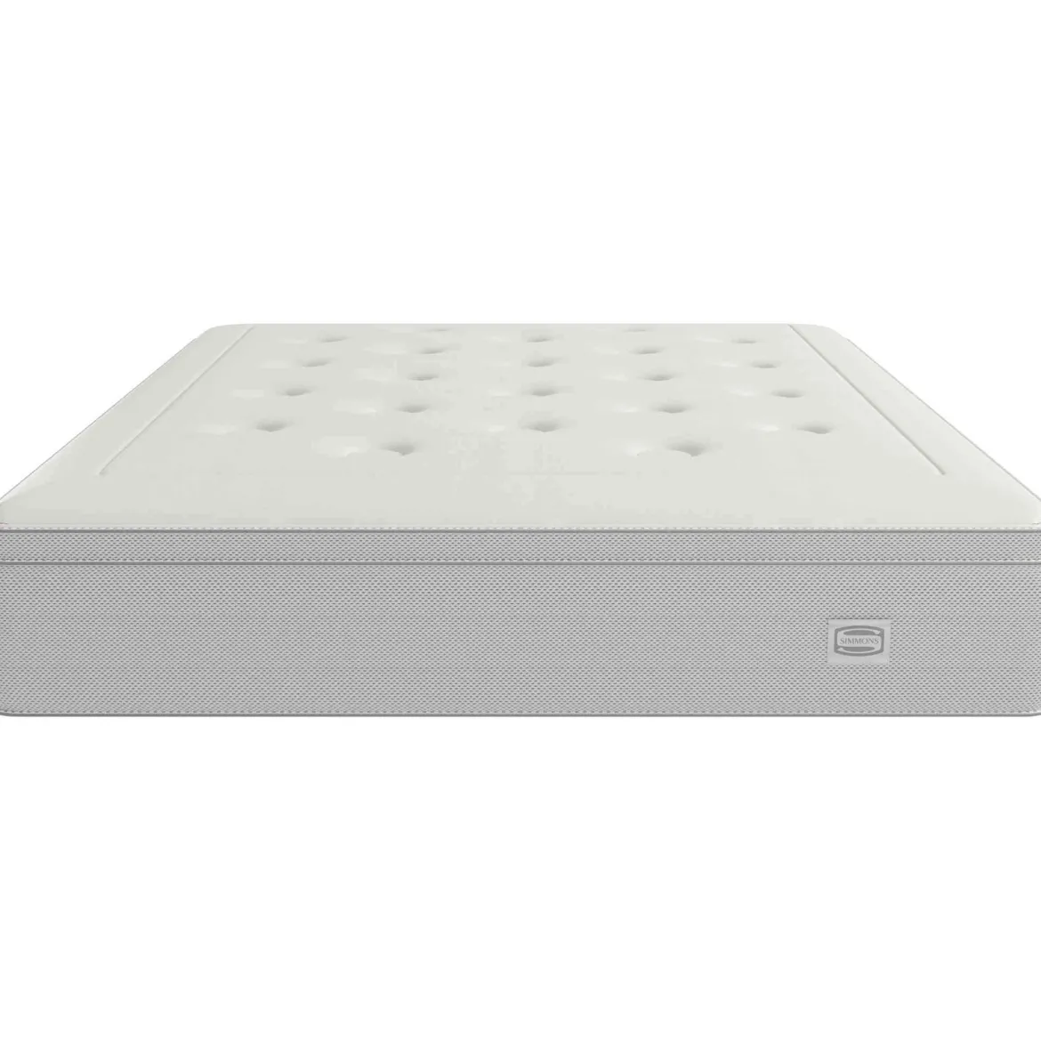 Matelas Simmons ressorts ensachés + mousse mémoire grand confort 33cm SW6