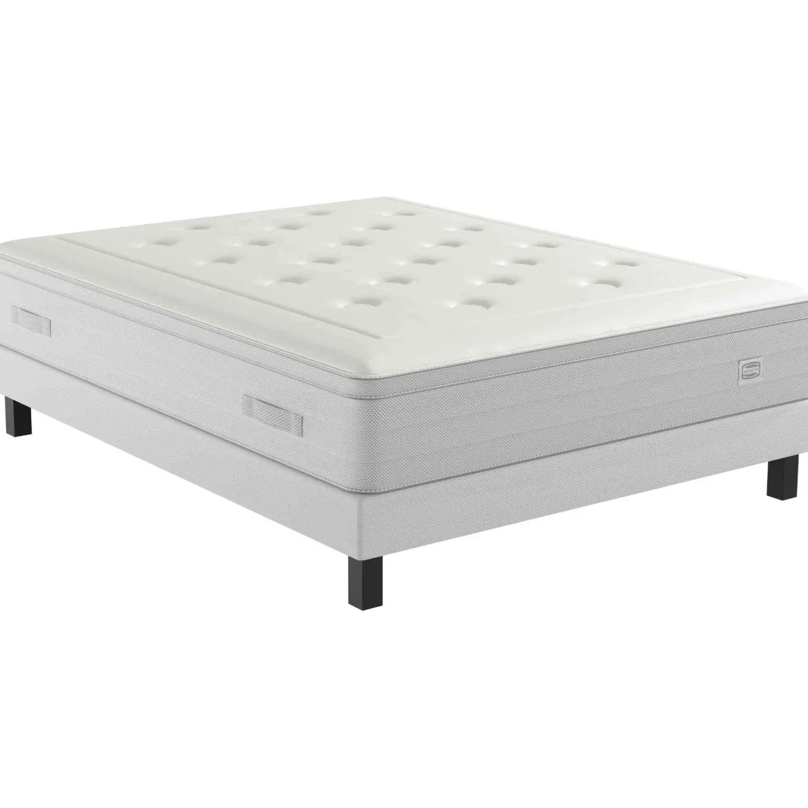 Matelas Simmons ressorts ensachés + mousse mémoire grand confort 33cm SW6