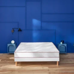 Matelas 140x190 cm ressorts ensachés ferme Merinos Le Chanceux