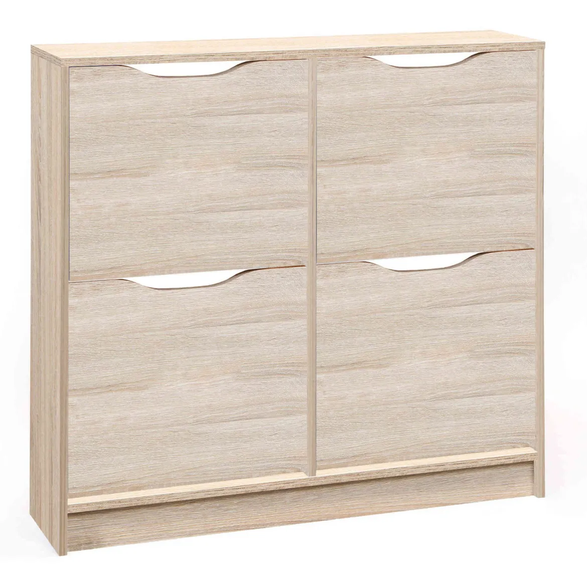 Meuble à chaussures 4 abattants en bois - MC12026