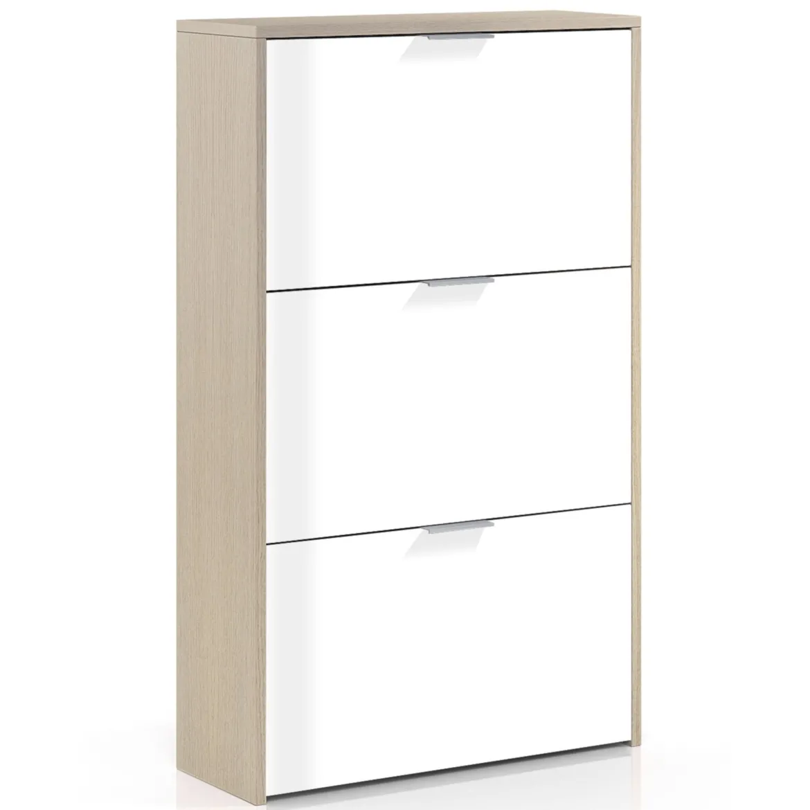 Meuble à chaussures avec 3 portes, capacité 18 paires - MC81011