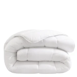 Pack couette hiver 550g et oreiller éco naturel moelleux 60x60