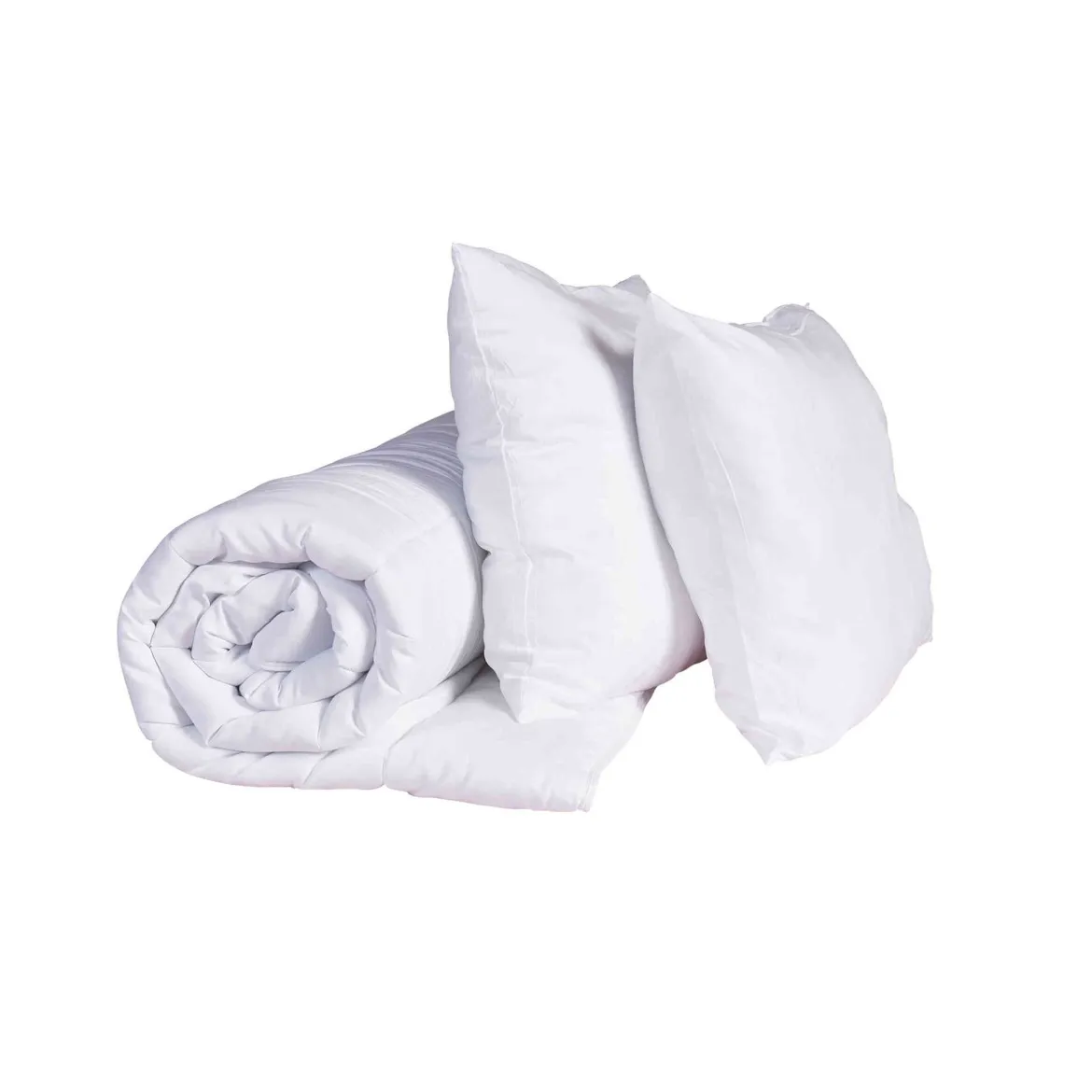 Pack couette mi-saison et oreiller anti-punaises et anti-insectes moelleux enveloppe microfibre