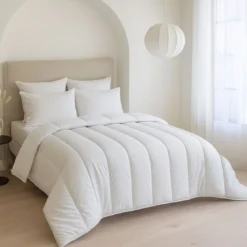 Pack couette tempérée mi-saison et oreiller moelleux - Someo