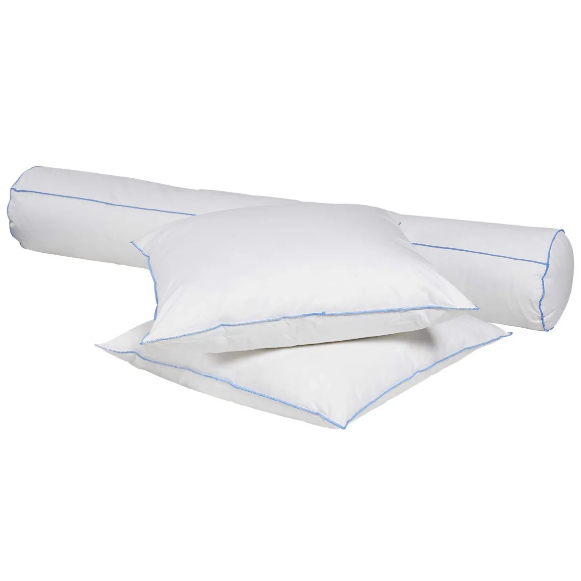 Pack oreiller et traversin moelleux duvet de canard anti-allergènes Someo