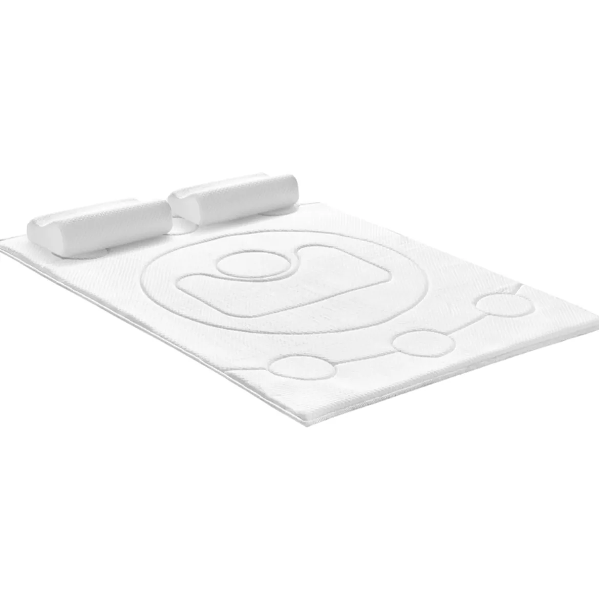 Pack surmatelas mémoire de forme 140x190 et oreillers ergonomiques Bultex