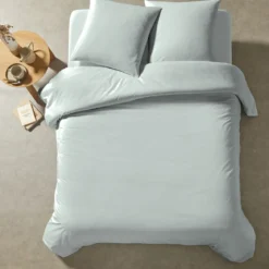 Parure de lit bambou lavé Terre de Nuit