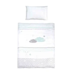 Parure de lit bébé Happy cloud 100x135 cm