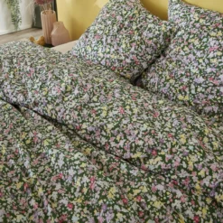 Parure de lit coton imprimé floral