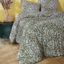Parure de lit coton imprimé floral