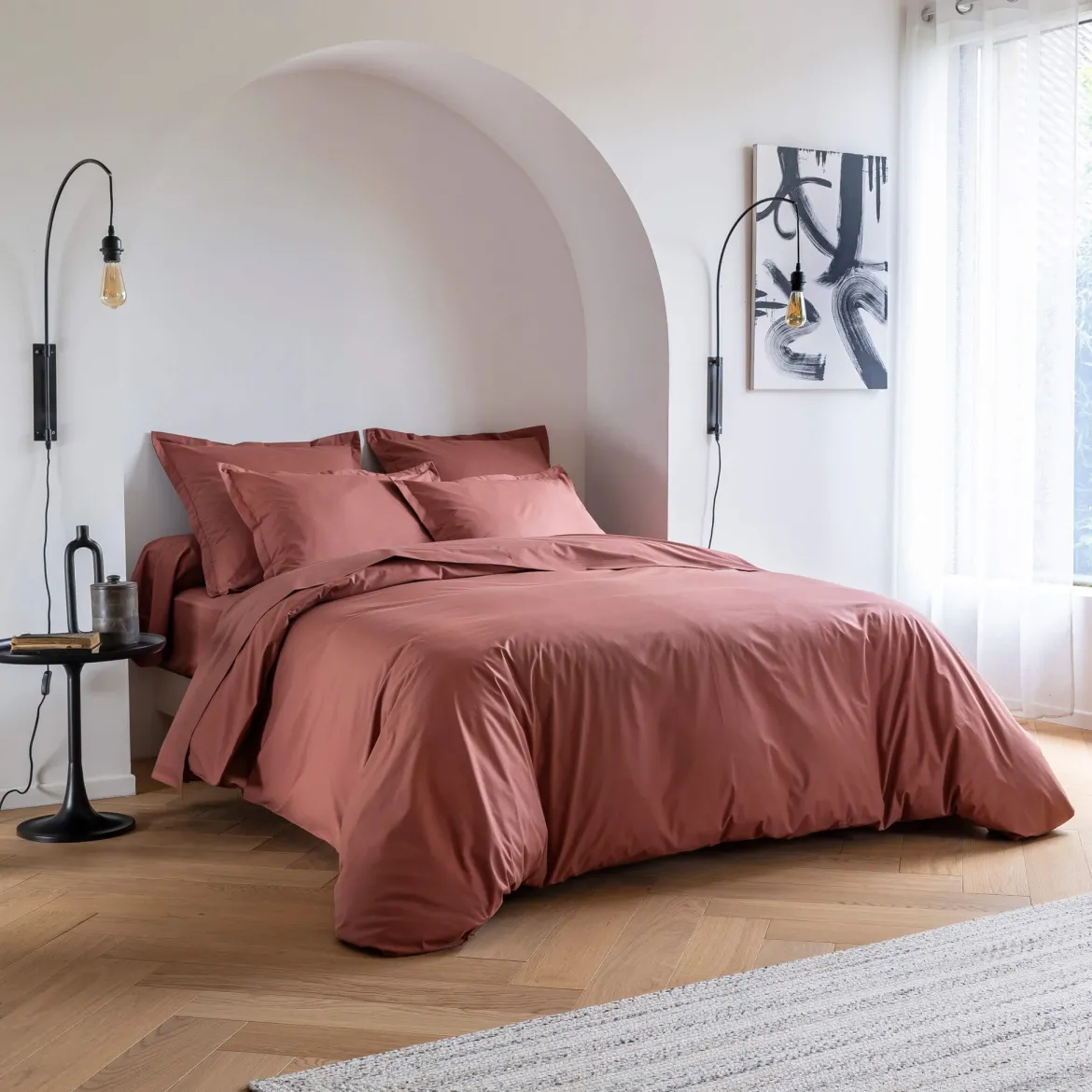 Parure de lit coton percale - SOMEO