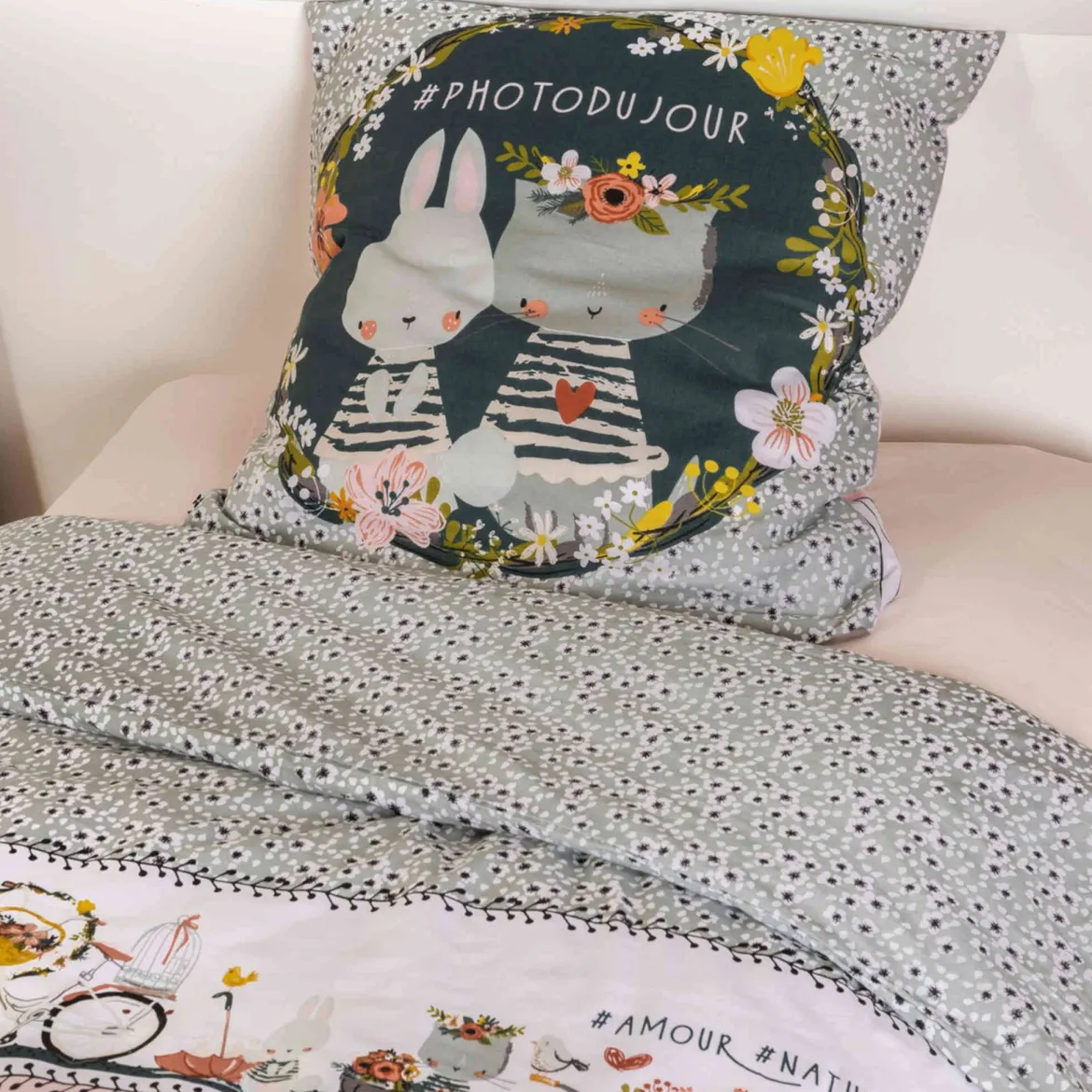 Parure de lit enfant Jardinage