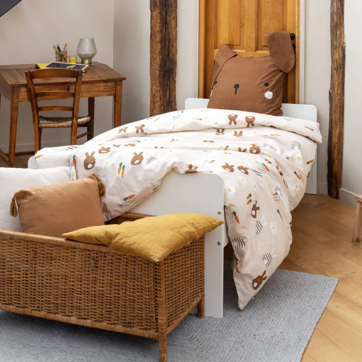 Parure de lit enfant lapin