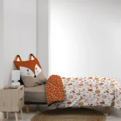 Parure de lit enfant réversible 140x200 coton Douceur d'Intérieur Roxy