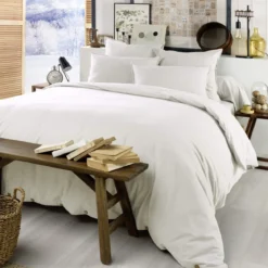 Parure de lit flanelle blanc