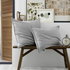Parure de lit flanelle gris