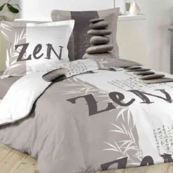 Parure de lit Galets zen 240x220 cm