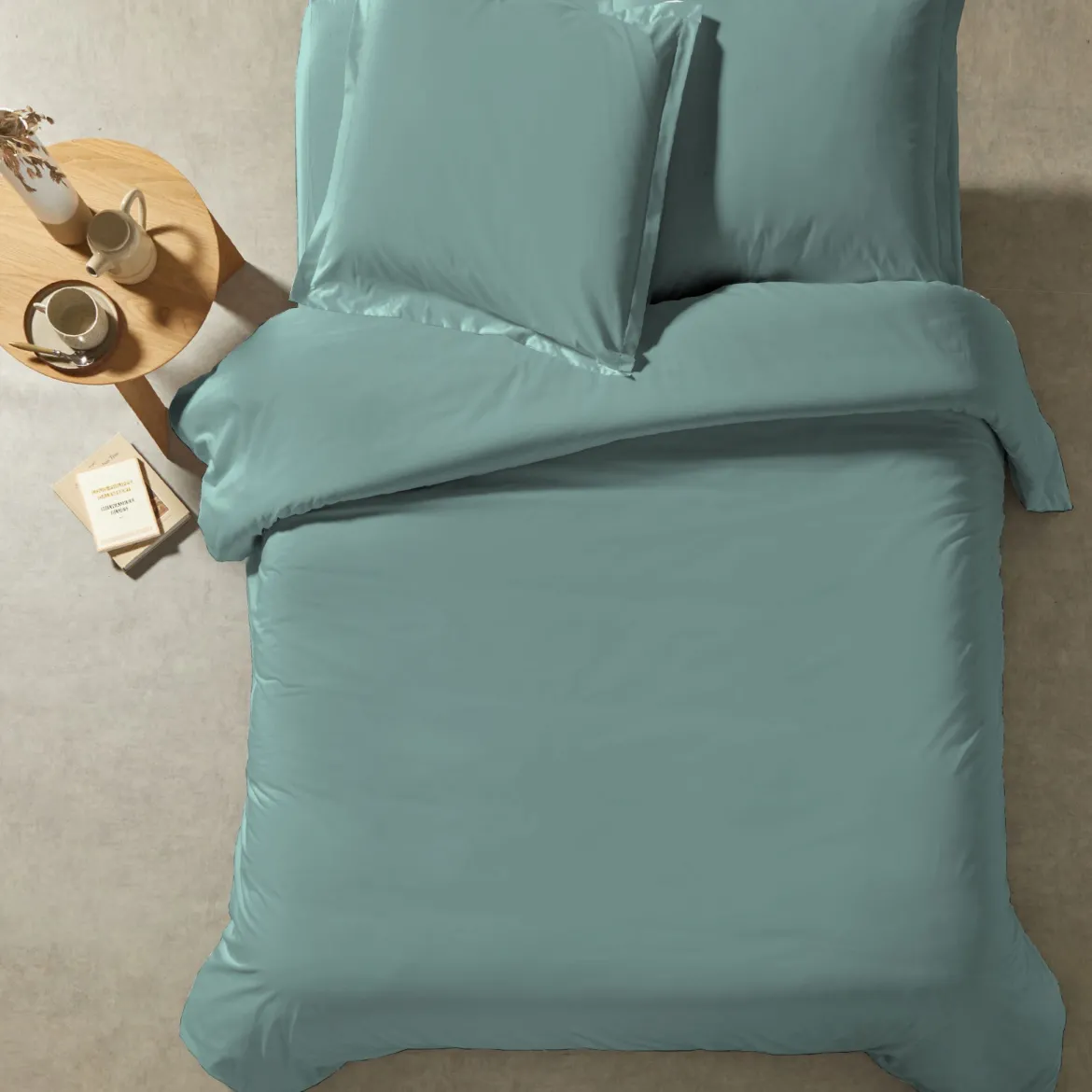 Parure de lit percale de coton Terre de Nuit